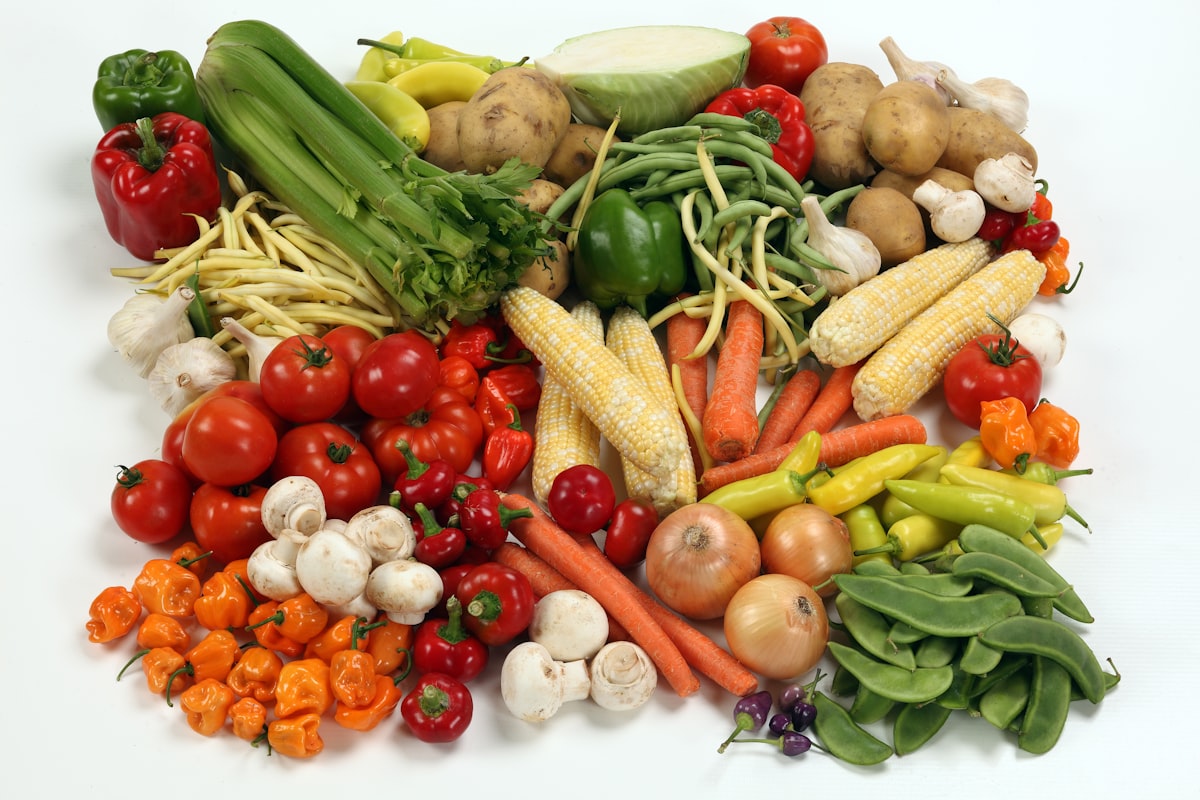 Simple homemade meals prepared from basic ingredients
